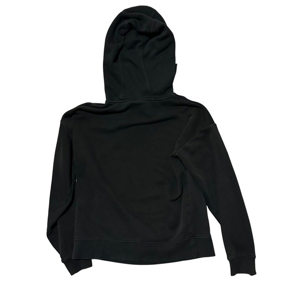FILA Black Hoodie Sweatshirt Kangaroo Pocket Drawstring Hood Women's S - Picture 2 of 9